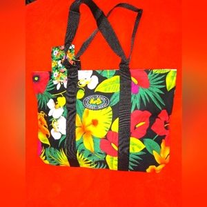 VT Hawaiian print tote nwt